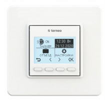 Терморегулятор Terneo Pro программируемый кнопочный (встраиваемый, 3,6 кВт)