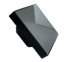 Терморегулятор WarmLife Mirror m62 Black Wi Fi программируемый (встраиваемый, 3,5 кВт)