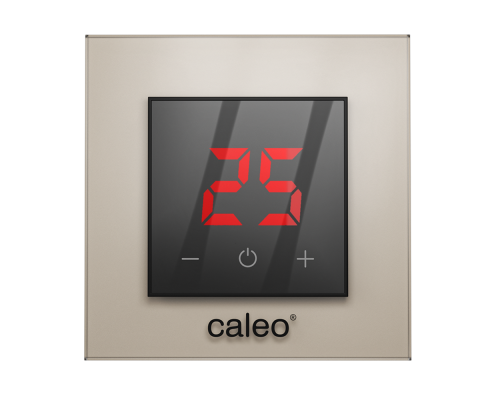 Терморегулятор Caleo Nova Orto бежевый (сенсорный, цифровой, встраиваемый 3,5 кВт)