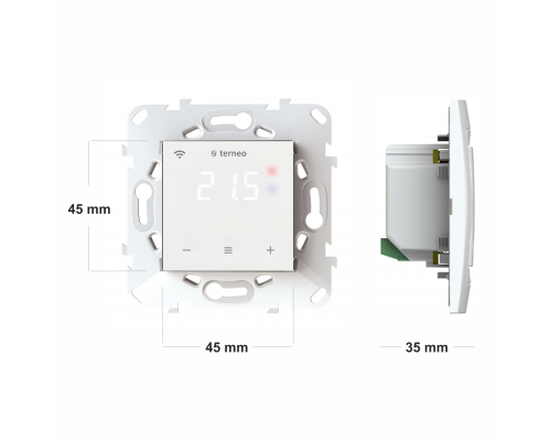 Терморегулятор terneo sx слоновая кость (Wi-Fi, 3,6 кВт, сенсорный)