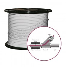 Саморегулируемый греющий кабель для питьевой воды SRF 15–2 CТ (пищевой, внутрь трубы)