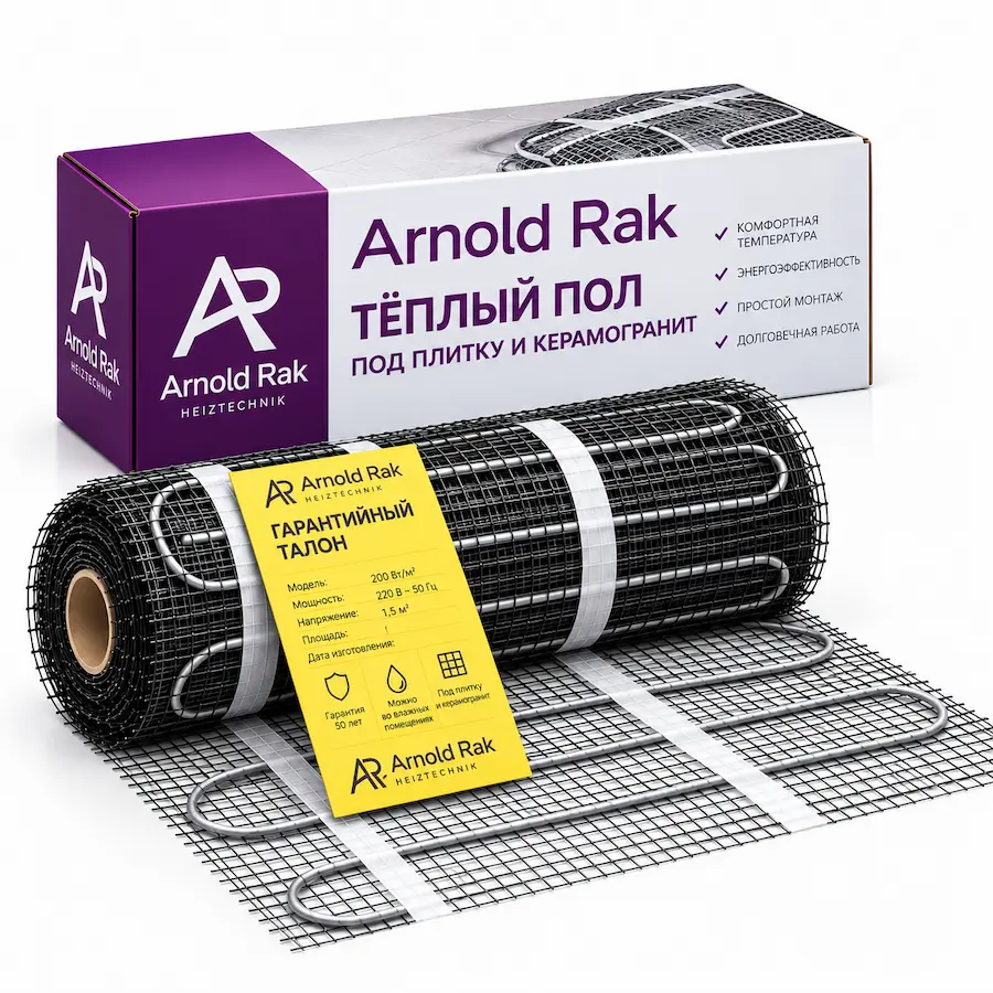 Теплый пол нагревательные маты Arnold Rak FH P-EС 2115i 160Вт/м2 ( 1,5 кв.м)